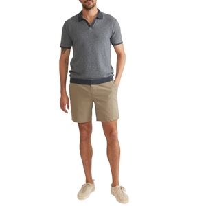 Marine Layer Tan Khaki 7" Shorts Men's Sz 34